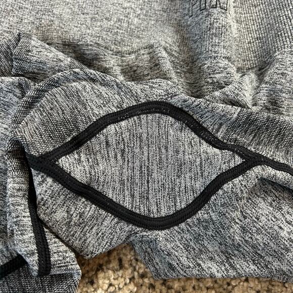 Pink Victoria's Secret Seamless Leggings Size Large Gray High Rise Yoga - Picture 8 of 8